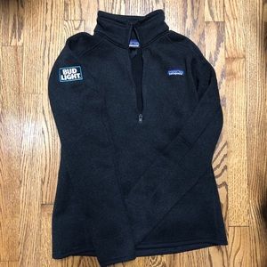 Bud Light Patagonia pullover Womens
